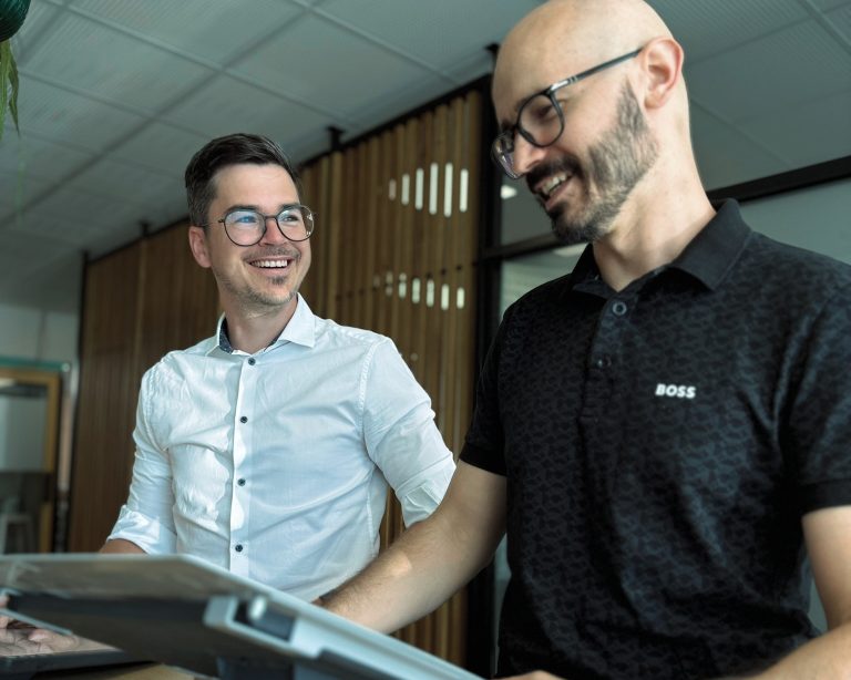 Markus and Matej with sepioo Cellular Display